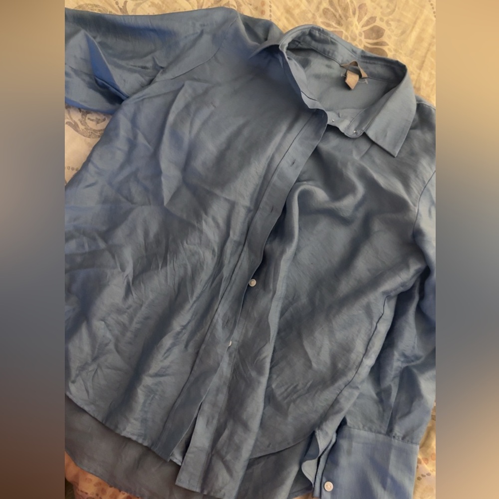 H&M Blue Button Down Shirt